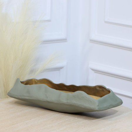 جاط فواكة مستطيل 45*18سم بستاشيو بابلز GRG-24971A نحاس هندي %ه11