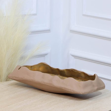 جاط فواكة مستطيل 45*18سم موكا بابلز BRG-24971A نحاس هندي %ه11