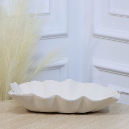 جاط فواكة مستطيل 40*25سم ابيض فراشة WT-24178B نحاس هندي %ه11