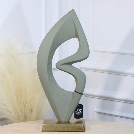 تحفة شكل ورقة 53سم بستاشيو GRG-26098B نحاس هندي %ه11