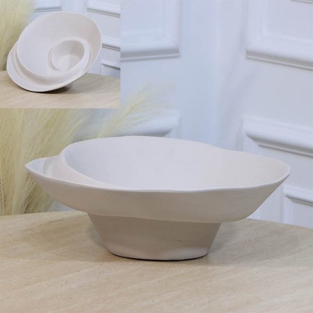 جاط فواكة جور حلزون 35سم ابيض WT-25904 نحاس هندي %ه11