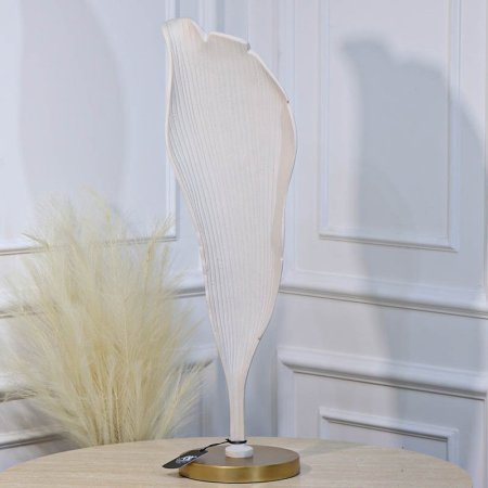 تحفة شكل ورقة 69سم ابيض WTG-24620A نحاس هندي %ه11