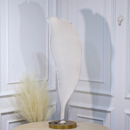 تحفة شكل ورقة 84سم ابيض WTG-24620B نحاس هندي %ه11