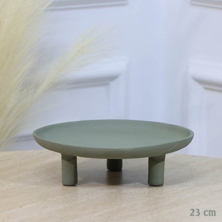 جاط بوب كيك مدور 23سم قاعدة 3 ارجل بستاشيو GR-25711A نحاس هندي %ه11