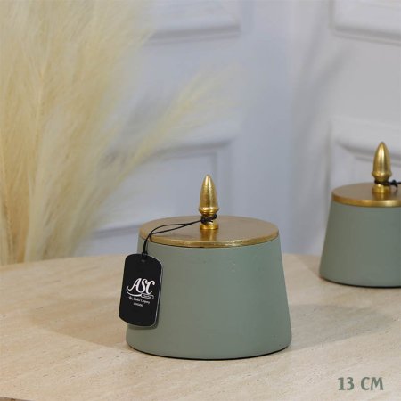 مضيفة مدور 13سم بستاشيو  GRG-24311B نحاس هندي %ه11