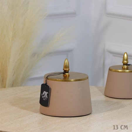 مضيفة مدور 13سم موكا BRG-24311B نحاس هندي %ه11