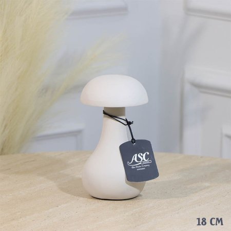 تحفة شكل فطر 18سم ابيض WT-25604A نحاس هندي %ه11