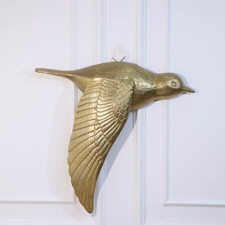 تحفة شكل طائر 55سم تعليق ذهبي GD-25266 نحاس ذهبي %ه11