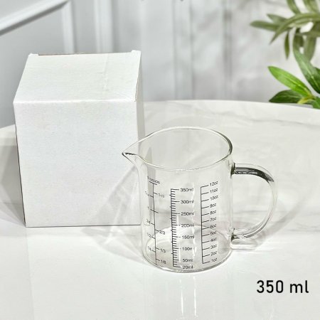 كوز عيارات 350مل زجاج شفاف G++ ASC1104