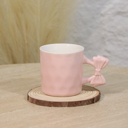 ماغ بورسلان لميع زهري مبصم يد ببيونة A152/3 =ع4