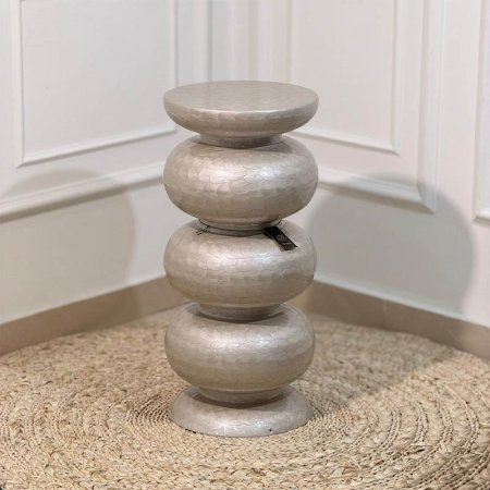 فازة تنك بيج 62سم مدور 89234S حلقات 4 طابات B هندي %ه14