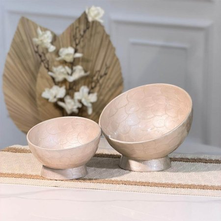 طقم صحن/2 مصدف بيج B نصف دائرة 20+16سم 89985LS هندي %ه15