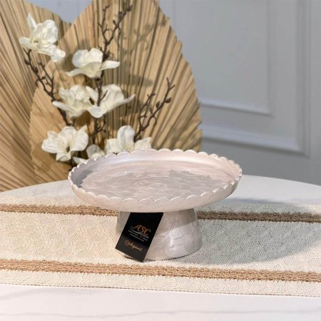 مضيفة حلو مدور 21سم مصدف بيجB حيف مشرف88037M بقاعدة  هندي %ه15