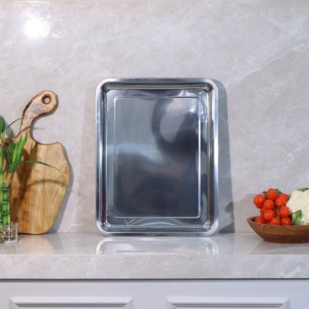 صينية مطاعم مستطيل 45*35*4.8سم ستانلس ستيل K92/7 =و1