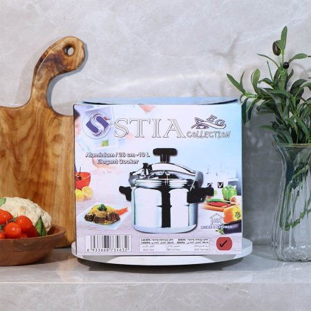 طنجرة ضغط المنيوم 10لتر 26سم STIA ++