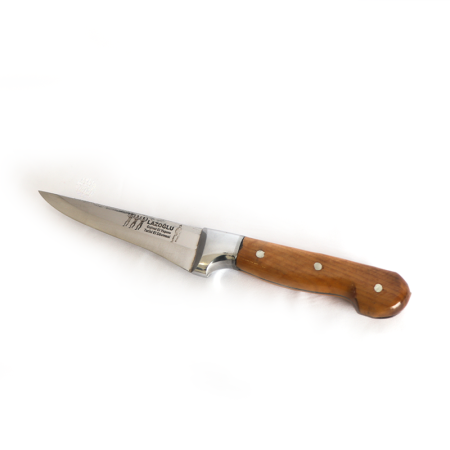 سكينة لحمة ستانلس يد خشب بعلبة شفاف ++ع