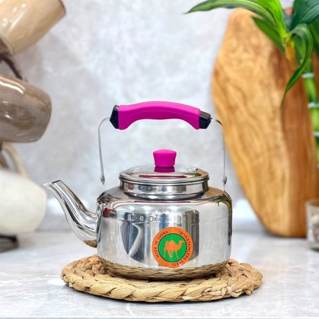 براد شاي 1.5 لترستانلس ستيل يد سلكون ملون GF25/50 =ب2