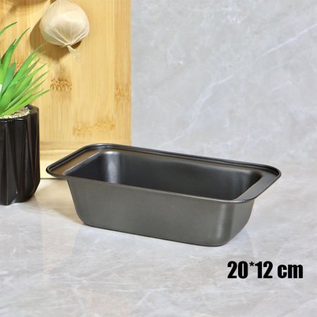 قالب كيك 20*12سم ستانلس اسود مستطيل k69/23 =ض3