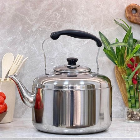 براد شاي ستانلس ستيل 10 لتر يد عظم اسود GF26/48 =ب8
