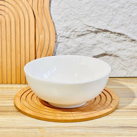 جاط سلطة 9" بورسلان ابيض K37/1 =ض7
