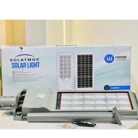 كشاف ملاعب 68سم IP65 اضاءة ليد 1600واط +ريموت تحكم خلية شمسية K306/5 305/5 =ض9