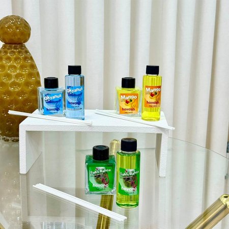 معطر جو سائل مع عيدان 110مل روائح مشكل hawana تركي 19/1 +B3