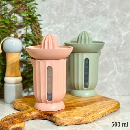 عصارة ليمون مع كوز 500مل بلاستيك ملون OKY-175 تركي 03/4 +B1