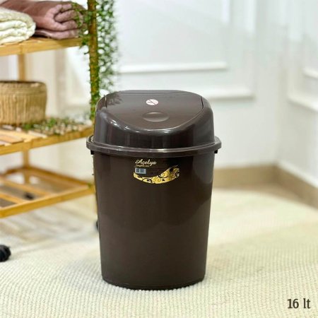 سطل قمامة مروحه 16 لتر نمره 3 بلاستيك ملون 1127 تركي 09/11 +B2