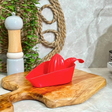 عصاره ليمون بلاستك ملون شكل كفكيره AZ680 تركي 08/6 +B2