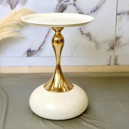 ستاند اسكملة 40*53سم حديد ذهبي وبيج SM110/5 =ق3