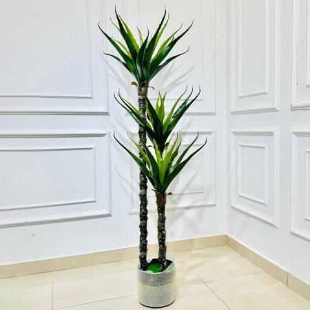 قوار شجرة 3 عين 140سم صبار K316/3 ورق اخضر =VGR4