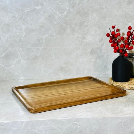 صينية ديكور مستطيل 30*20سم K141/14 خشب بامبو =VGR3