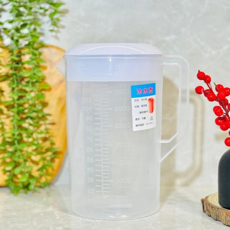 كوز عيارات 4لتر K64/5 بلاستك شفاف بغطا ملون =VGR2