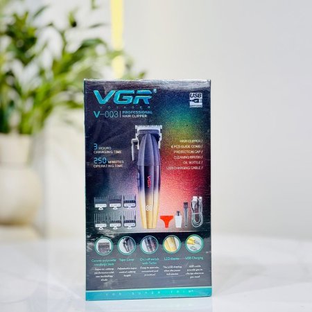 ماكنة حلاقة ذقن VGR الاصلية شاشة رقمية 2500 ملي امبير K321/5 شحن =VGR1