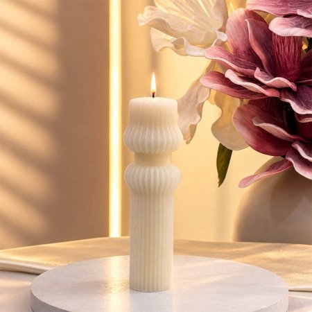 شمعة معطرة 18سم 2طابة GF183/1 =ب19