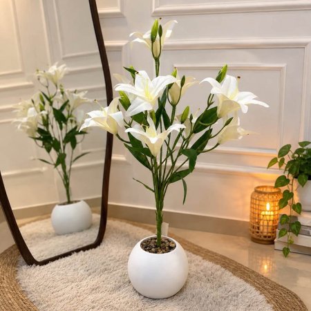 قوار طابة بلاستك شجرة ورد زمبق 85سم GF70/9 =ب17