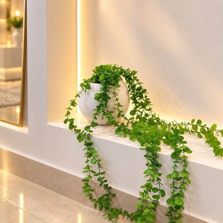 قوار طابة بلاستك عرق ورد اخضر 90سم GF70/10 =ب17
