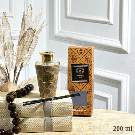قنينة معطر سائل 200مل جلد GUCCI مع عيدان GF150/38 =ب21