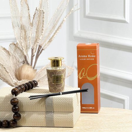 قنينة معطر سائل 100مل جلد GUCCI مع عيدان GF150/40 =ب21