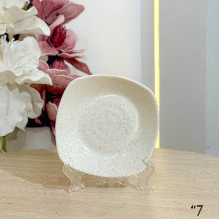 صحن مربع جور 7" ميلامين رخام بيج GF165/7 =ب18