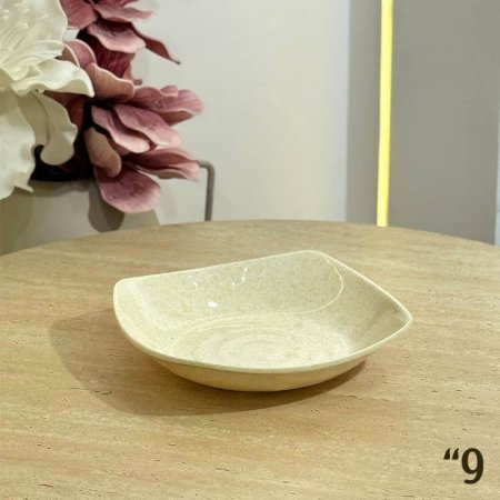صحن مربع جور 9" ميلامين رخام بيج GF165/9 =ب18