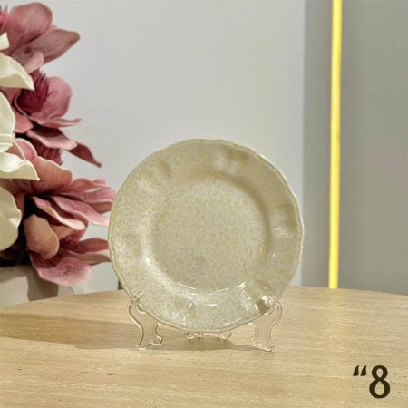 صحن صفح مدور 8" ميلامين رخام بيج GF165/19 =ب18