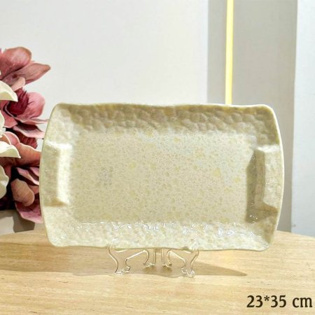 صينية مستطيل 35*23سم ميلامين رخام بيج بيدين GF165/33 =ب18