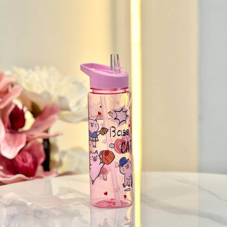 مطرة ماء بلاستيك ملون مرسم قطط غطا مصاصة GF121/34 =ب15