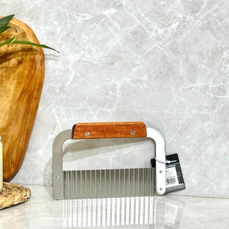قطاعة بطاطا بروست ستانلس ستيل ECO يد خشب GF159/22 =ب13