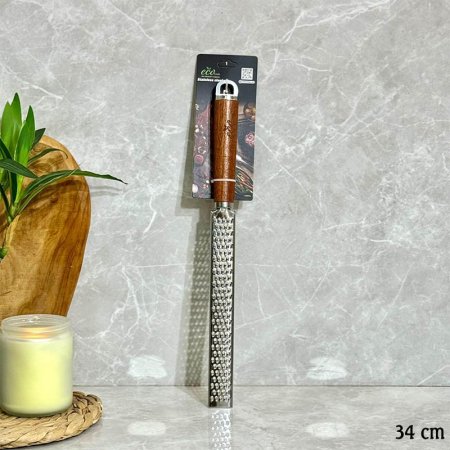 مبشرة ستانلس ستيل 34سم رفيعECO  يد خشب GF159/27 =ب13