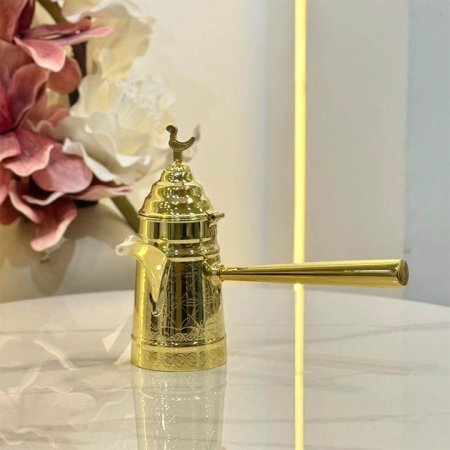 بكر ج صباب قهوة 0.5لتر نحاس ذهبي GF26/62 =ب14