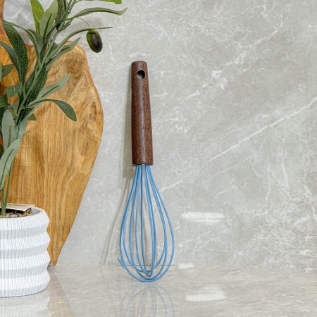 خفاقة بيض سلكون ملون يد خشب GF140/20 =ب21