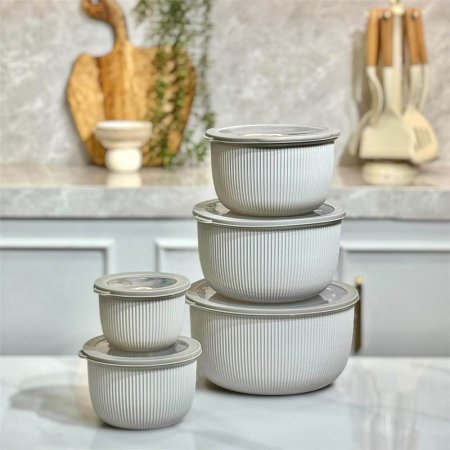 طقم طبروير/5 مدور بلاستيك محزز غطا حيف سيلكون GF103/12 =ب16