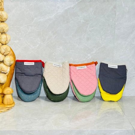 كف سخن قصير قماش سادة ملون K173/1 =ك2